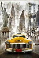 Deimantinis paveikslas New York Taxi WD2385