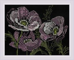 Lace Poppies Siuvinėjimo rinkinys iš RIOLIS Nr.: 1991
