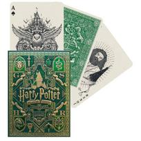 Harry Potter Slytherin Žalios žaidimo kortos