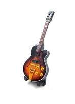 Kolekcinė Elvis Presley stiliaus mini gitara 15 cm, mahagonas + stovas