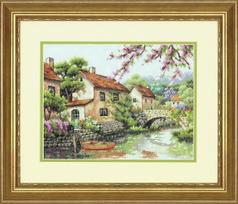 Kaimo kanalas (33 x 25 cm) - Siuvinėjimo kryželiu Rinkinys DIMENSIONS
