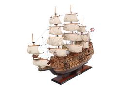 Išskirtinis burlaivio "Sovereign of the Seas" modelis su išplėstomis burėmis - SOS80R