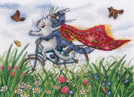 Over Pansies Field SNV-615 siuvinėjimo rinkinys iš MP Studija