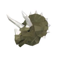 Žalsvas dinozauras – popierinės skulptūros rinkinys