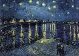 Puzzle 1000 Starry Night Over the Rhône by Van Gogh - RAVENSBURGER dėlionė