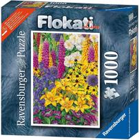 Puzzle 1000 Flokati Bright Sunflowers - RAVENSBURGER dėlionė