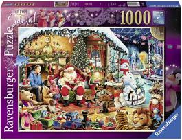 Puzzle 1000 Lets Visit Santa! - RAVENSBURGER dėlionė