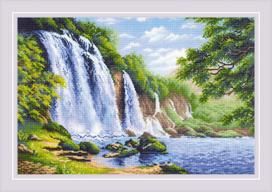 Noise of Waterfall siuvinėjimo rinkinys iš RIOLIS Nr.: 1908