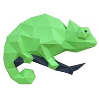 Chameleonas – popierinės skulptūros rinkinys
