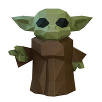 Yoda popierinės skulptūros rinkinys