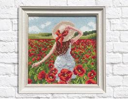 Poppy Field 20х20 Deimantinio Paveikslo komplektas Cs2627