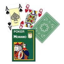 Poker 4 Jumbo Index kortos (tamsiai žalios)