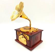 Muzikinė dėžutė - Gramofonas antikvarinis - 43266