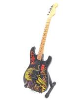 Guitar Heroes serijos kolekcinė mini gitara, raudonmedžio, 1:4