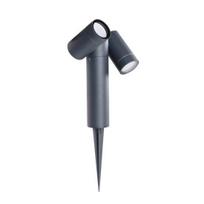 Įsmeigiamas lauko šviestuvas KANLUX USTI SP, IP54, 2xGU10 max 2x7W juodos sp 17,1x5,6x40cm
