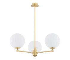 Argon 6307 - Sietynas ant stulpo PALOMA 3xE14/7W/230V auksas/balta