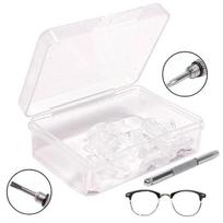 Keičiamų nosies pagalvėlių rinkinys 6.7x13.1 mm akiniams - 5 poros - silikoninės nosies pagalvėlės - G14