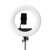 Caruba RGB Round Vlogger 18 inch LED set met tas   White