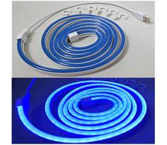 LED Lankstus juostelė NEON LED/5V USB 1,8 m mėlyna