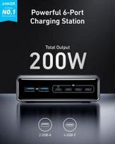 Anker Prime kroviklis, 200 W 6 Ports GaN Krovimo blokas