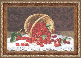Siuvinėjimo rinkinys „Vyšnios“ SM-011 (35 x 24 cm)