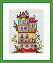 Spring House SK52 siuvinėjimo rinkinys iš Merejka