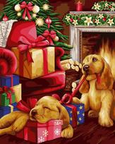 Tapybos Pagal Skaičius Rinkinys - Christmas Gifts 40x50 cm L025