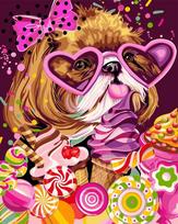 Tapybos Pagal Skaičius Rinkinys - Sweet Tooth 40x50 cm R008