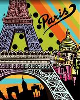 Tapybos pagal skaičius rinkinys: Paris pop art 40x50 cm T012