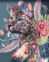 Tapybos pagal skaičius rinkinys: Art jaguar 40x50 cm R032