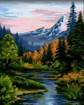 Tapybos pagal skaičius rinkinys: Taiga/Forest 40x50 cm A145
