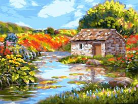 Tapybos pagal skaičius rinkinys: A134 Picturesque river 40*50