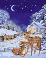 Tapybos pagal skaičius rinkinys: L037 Christmas Eve 40*50