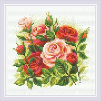 Roses  - Deimantinės Mozaikos rinkinys iš RIOLIS Nr.: AM0061