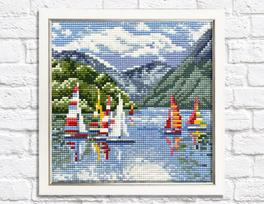 Sailing Ships 20х20 Deimantinio Paveikslo komplektas Cs2623