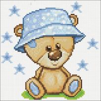 Teddy Bear 20х20 Deimantinio Paveikslo komplektas Cs2710