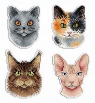 Who Said Meow? Magnets SR-340 - Siuvinėjimo rinkinys