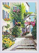 The Italian Courtyard Deimantinės Mozaikos rinkinys iš RIOLIS Nr.: AM0025