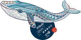Whale - unikali MEDINĖ dėlionė iš 178 detalių