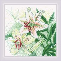 White Lilies siuvinėjimo rinkinys iš RIOLIS Nr.: 1915