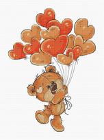 Teddy-bear SB1176 - siuvinėjimo kryželiu rinkinys