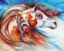 Wind Of Thunder Indian War Horse  Deimantinio Paveikslo komplektas CS2563