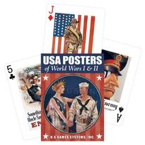 USA Posters Of World Wars I And II žaidimų kortos