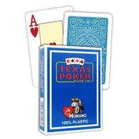 Texas Poker Hold Em Jumbo Index kortos (šviesiai mėlynos)