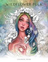 Wildflower Folk Spalvinimo Knyga Blue Angel