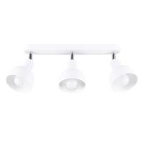 Lubinis šviestuvas SOLLUX ELBA 3, 3xE27, max 15 W LED, baltas