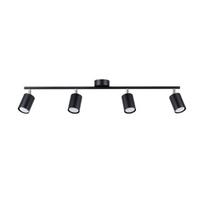 Taškinis šviestuvas  SOLLUX LEMMI 4 BLACK, 4xGU10  Led max 12W