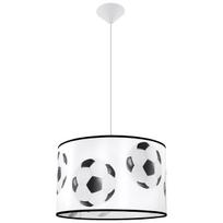 Vaikiškas šviestuvas SOLLUX FOOTBALL A 40, 1xE27, max 15 W LED, balta juoda