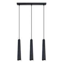 Pakabinamas šviestuvas SOLLUX  PRYSM 3L noir, 3xG9, max 8 W LED, juodas