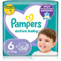 Pampers Active Baby Size 6 vienkartinės sauskelnės 13-18 kg 56 vnt.